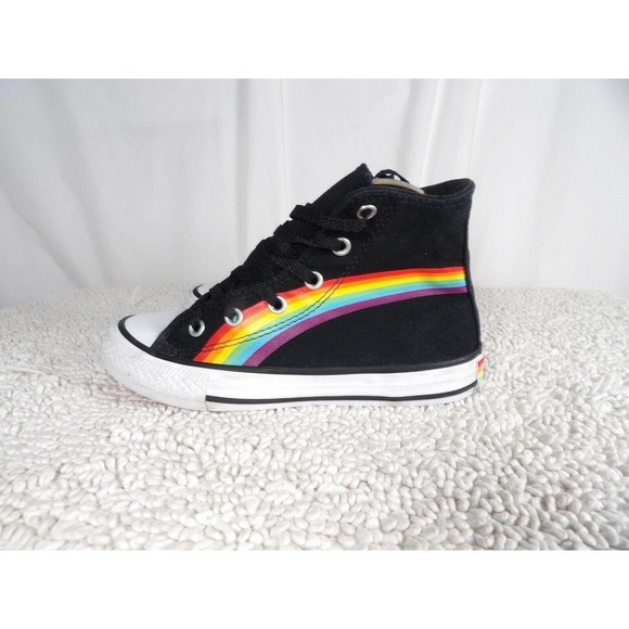 Converse Unisex Kids Chuck Taylor All Star 365810C Black Sneaker Shoes Size 13.5 - Picture 3 of 8